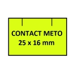 CONTACT METO - žlté