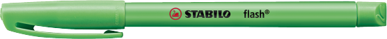 Stabilo - Flash - zelený zvýrazňovač