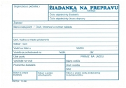 Žiadanka na prepravu PROTEX