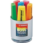 Stabilo - Zvýrazňovač ST sada 6ks Boss Tube  7006