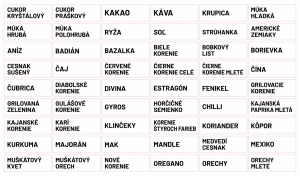 Nálepky na koreničky obdĺžnik 801 - biela