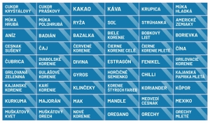 Nálepky na koreničky obdĺžnik 814 - modrá