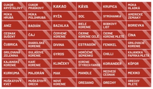 Nálepky na koreničky obdĺžnik 828 - tmavočervená