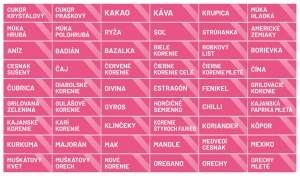 Nálepky na koreničky obdĺžnik 834 - ružová