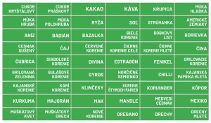 Nálepky na koreničky obdĺžnik 916 - zelená