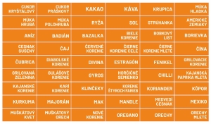 Nálepky na koreničky obdĺžnik 924 - oranžová