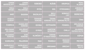 Nálepky na koreničky obdĺžnik 935 - sivá