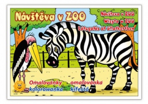 Omaľovanka / Návšteva zoo
