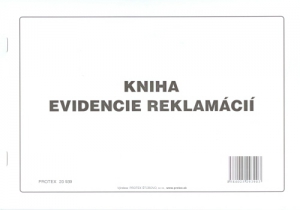 Kniha evidencie reklamácií