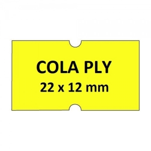 COLA PLY 22 x 12 - žlté