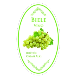 BIELE VÍNO - farebná grafika