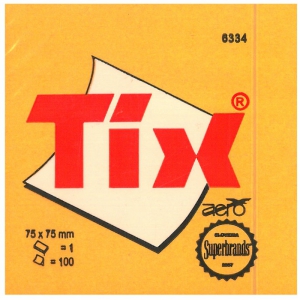 Bločky lepiace 75 x 75 mm neónová oranžová