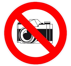 Piktogram ZÁKAZ FOTOGRAFOVANIA