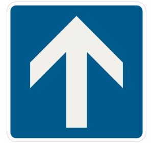 Piktogram JEDNOSMERNÁ CESTA