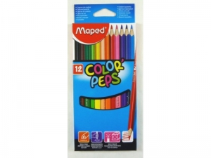 Pastelky Color Peps duo colors 12ks*