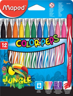 Fixy Color Peps JUNGLE 12 ks