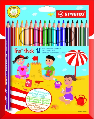 Trio thick pastelky 24 ks*
