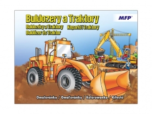 Omaľovanka A4 /Buldozéry a traktory