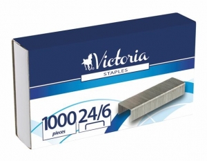 VICTORIA Spony do zošívačky 24/6 - 1000 ks